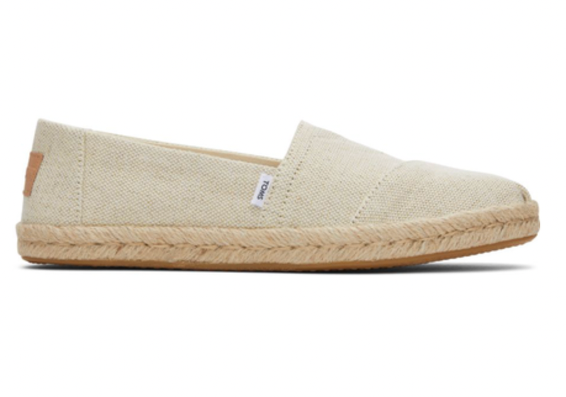 Toms natural metallic linen image number null