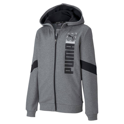 Active sport full zip youth hoodie