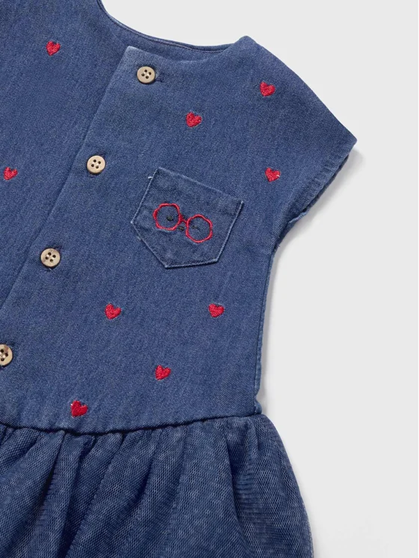 Mayoral denim dress image number null