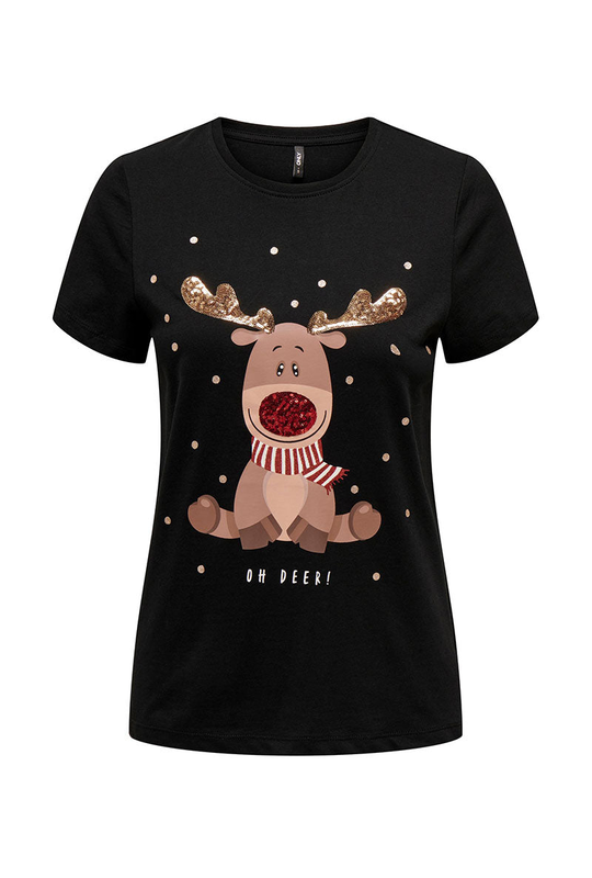 Only rudolph christmas ss top image number null