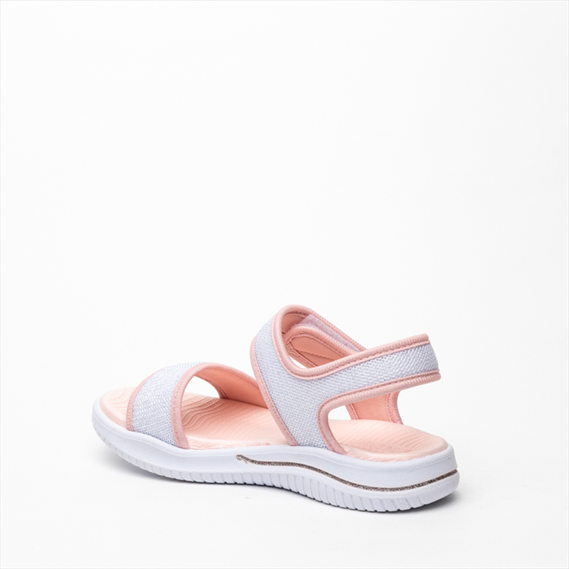 Kidy white with pink sandals for girls image number null