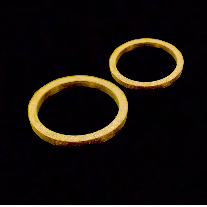 Ring 24ct pure gold 2mm band image number null