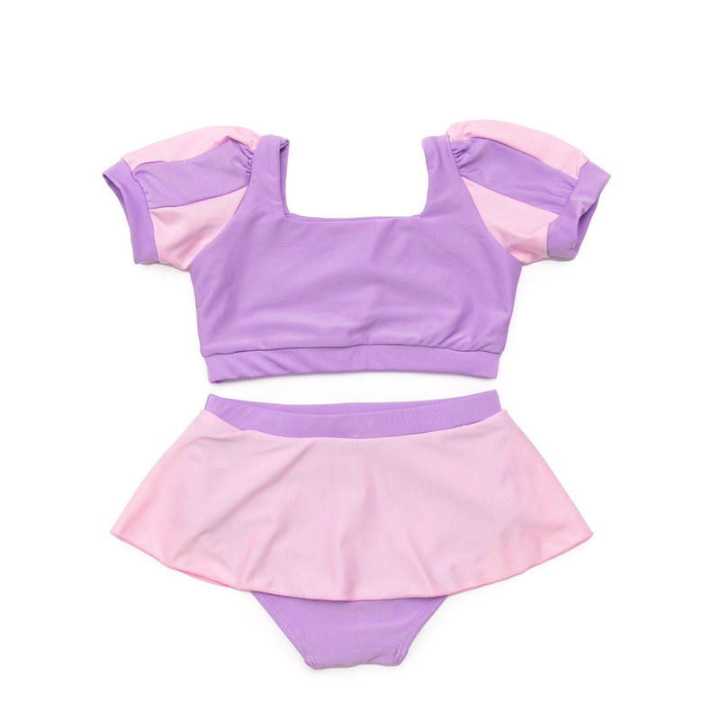 Great pretenders rapunzel swim suit - 2 piece, size us 3-4, , medium image number null