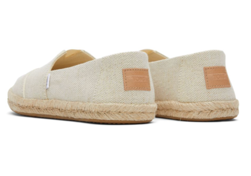 Toms natural metallic linen image number null