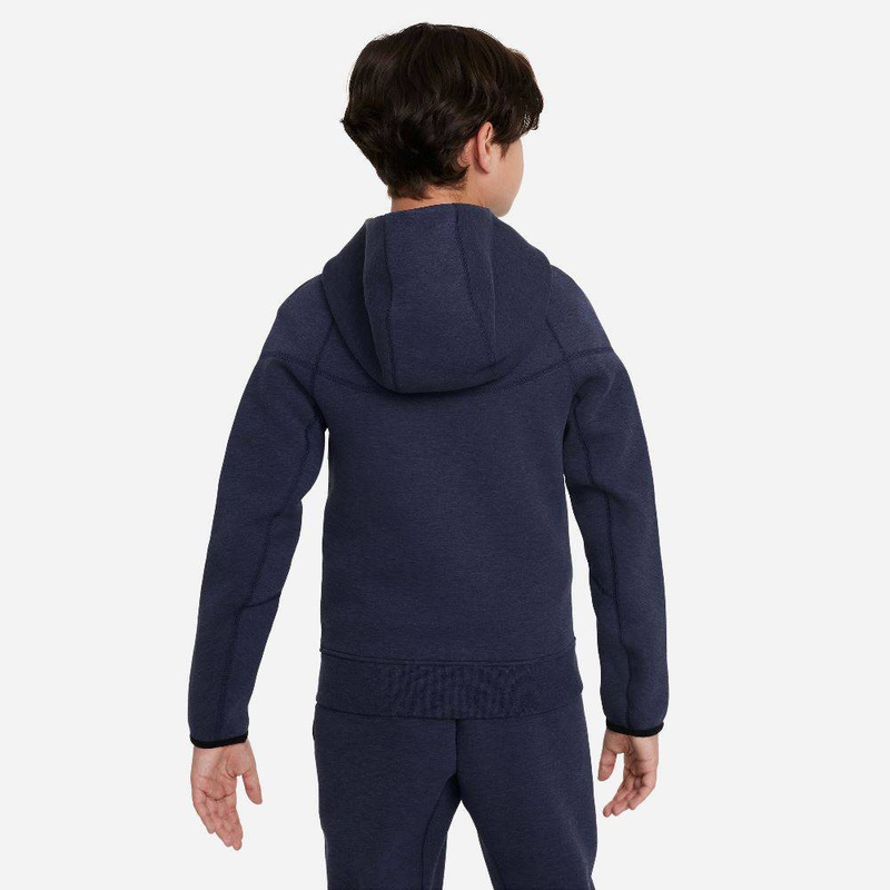 Boy nike sportswear tech fleece full-zip hoodie image number null