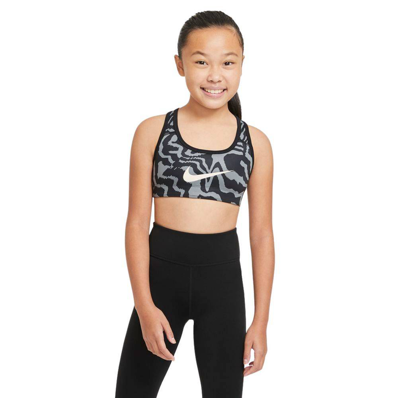 Girls swoosh reversible printed bra image number null