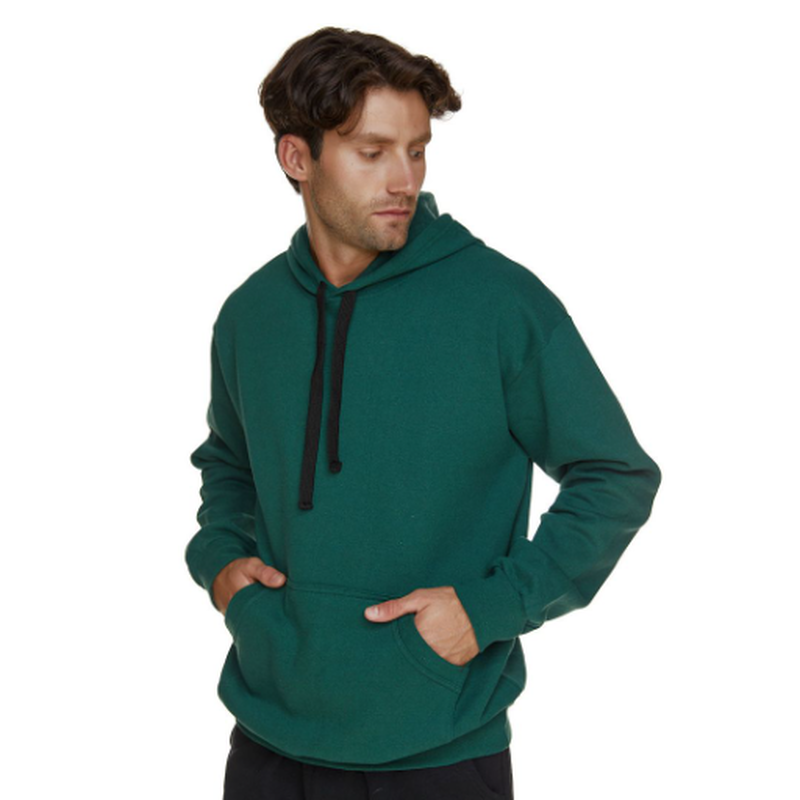 Sweatshirt with hood and pouch pocket #bm1312 image number null