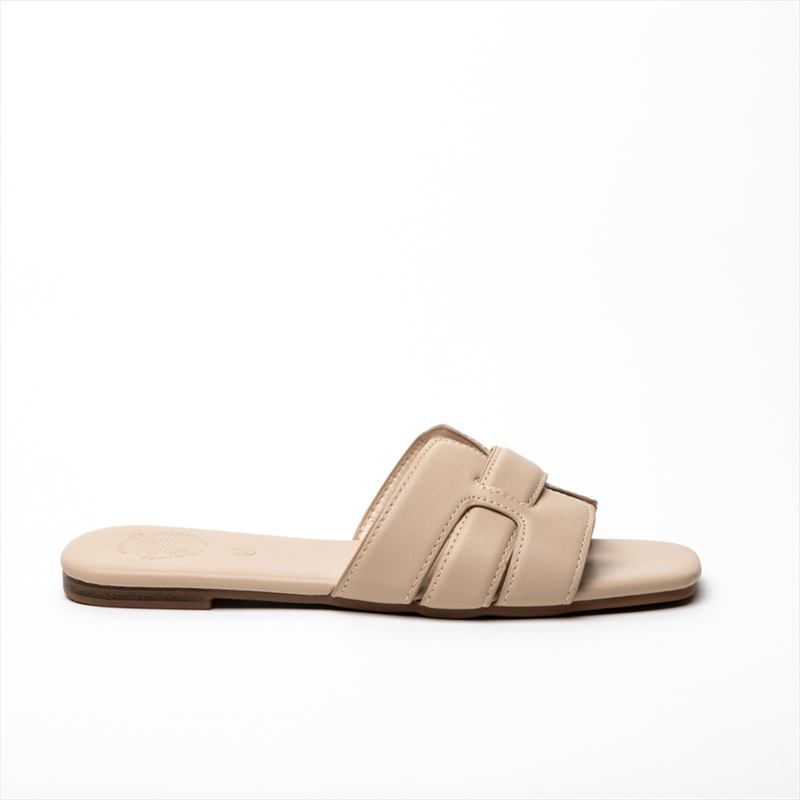 Athenais chic padded flat sandals image number null