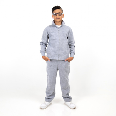 Children tracksuit set with full zip and no elastic on top and trouser #3452b