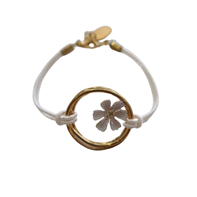 Handmade bracelet flower