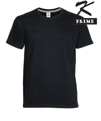 Plain tshirt unisex black 100% cotton