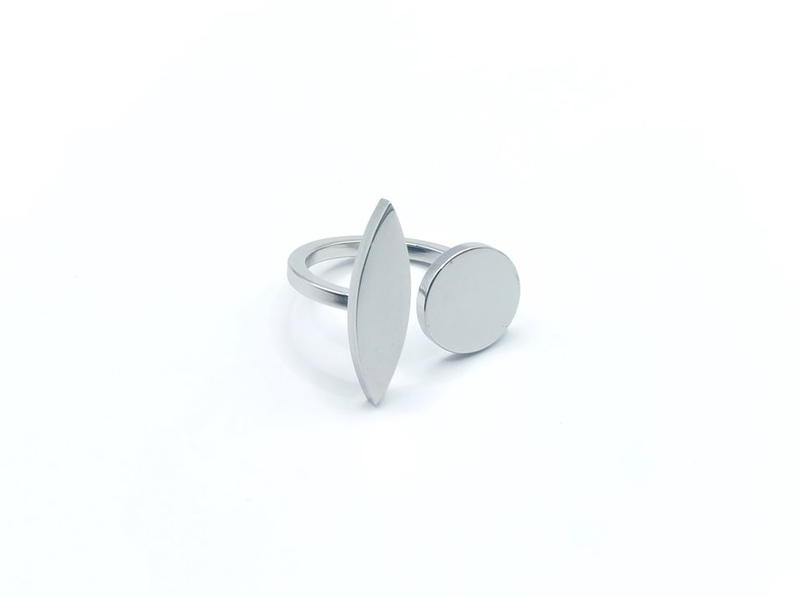 Shapes ring silver, , medium image number null