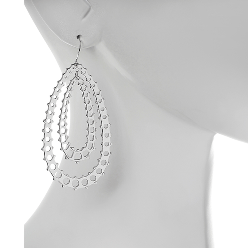 Crafted lace earrings, , medium image number null