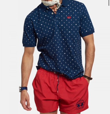 La martina man polo t-shirt rmp009 regular fit rmp009