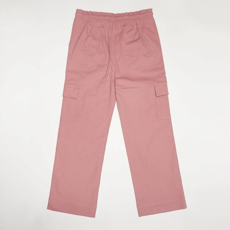 Youth paperbag wide leg woven pant image number null