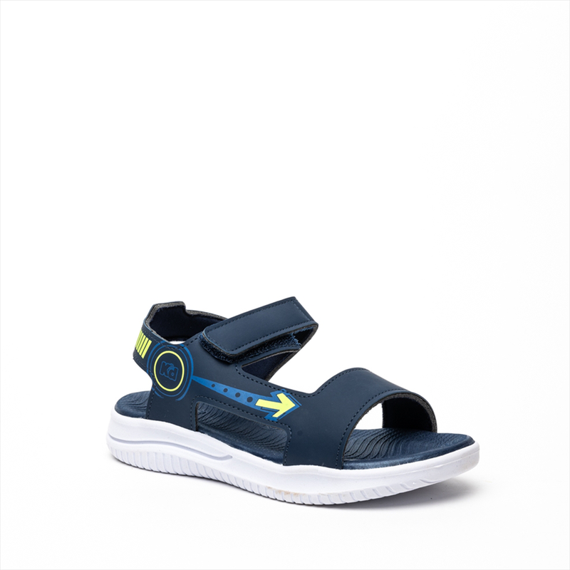 Kidy boys sandals in black and navy colour image number null