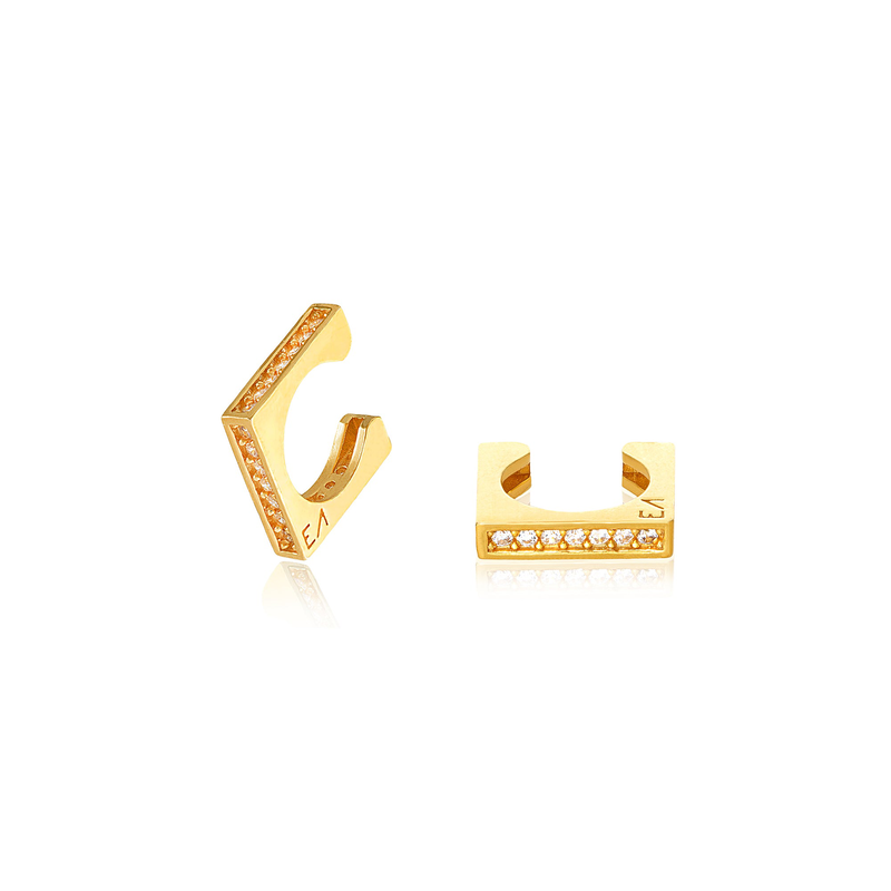 Cupid x gold earcuff, , medium image number null