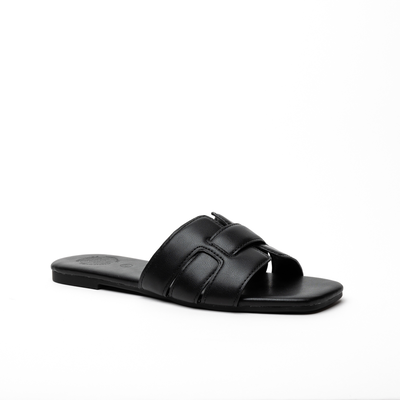 Athenais chic padded flat sandals