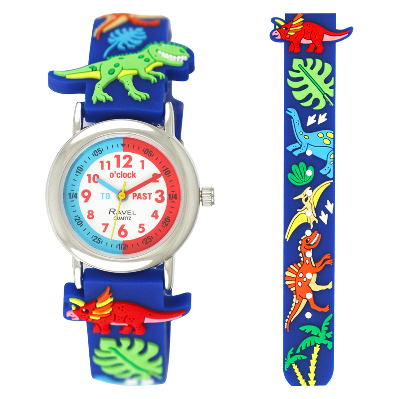 Ravel-kid's cartoon time-teacher watch -dino 22, , medium image number null