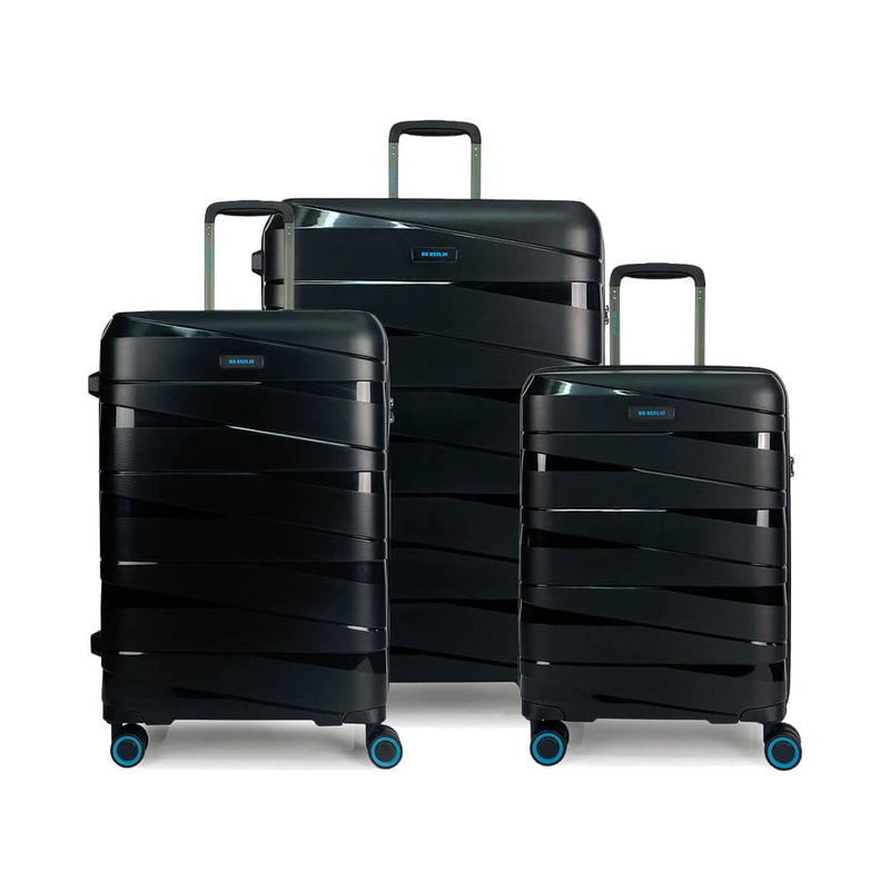 Bg berlin - ted set of 3 luggages (4 wheel) 55cm/20in, 66cm/24in, 76cm/28in suitcases image number null