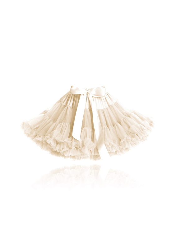 Dolly by le petit tom ® princess ivory tutu pettiskirt cream image number null