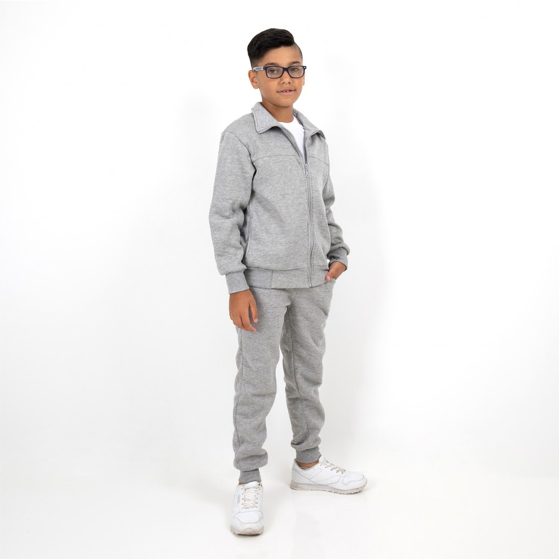 Children tracksuit set with full zip and elastic on the top and pants #fz1002 image number null