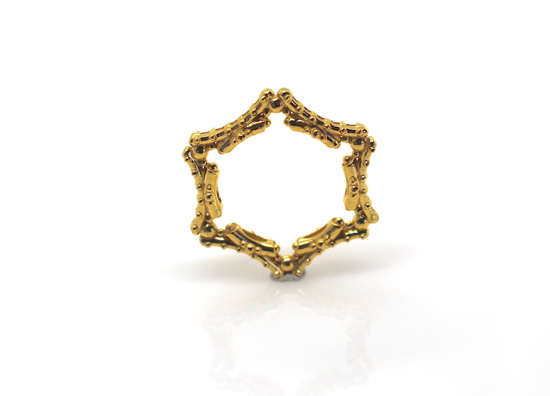 Ring pure gold 24ct - 'all that is' collection 1019 image number null