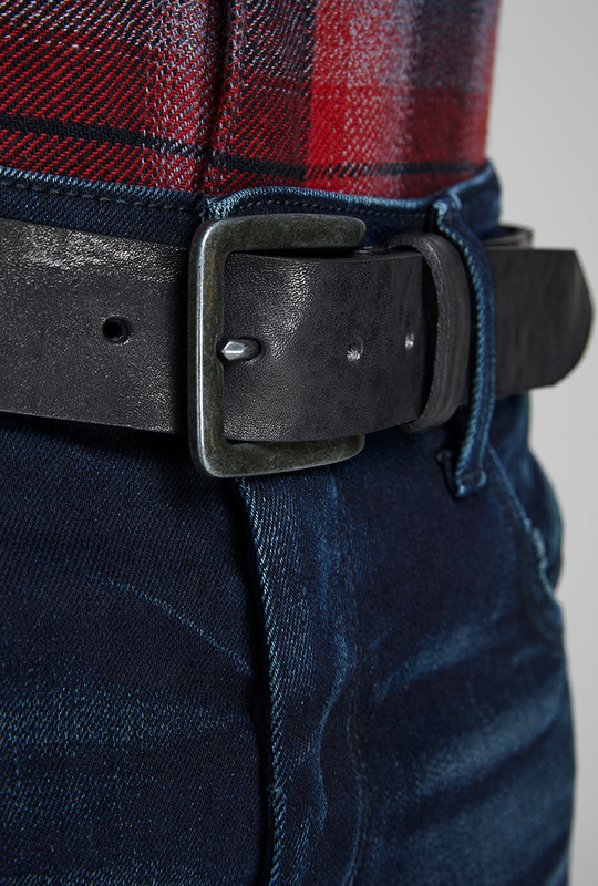 Jack and jones victor leather belt image number null