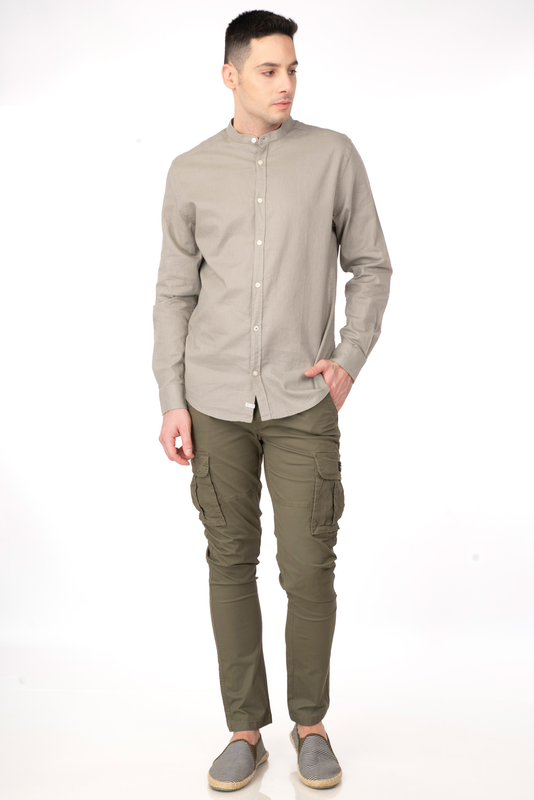 Rebase regural fit cargo trousers image number null