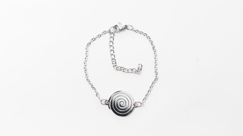 Spiral anklet silver, , medium image number null