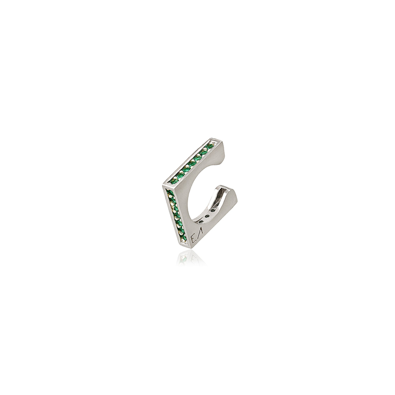 Cupid x emeralds earcuff, , medium image number null