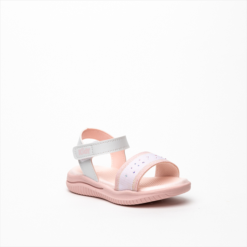 Kidy kids white sandals with strass image number null