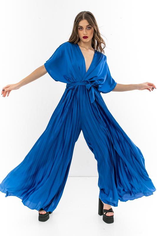 Pagoda jumpsuit blue image number null