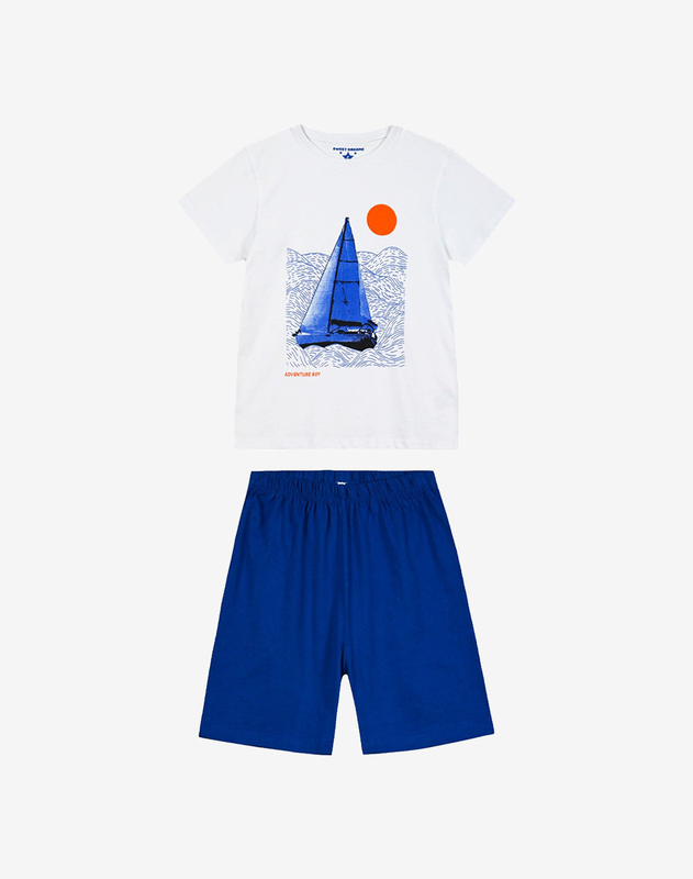 Energiers pyjamas boat 100% cotton image number null