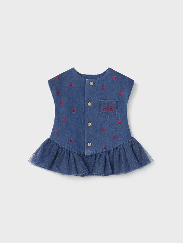 Mayoral denim dress image number null