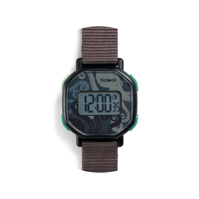 Djeco black octopus - life style digitales watch