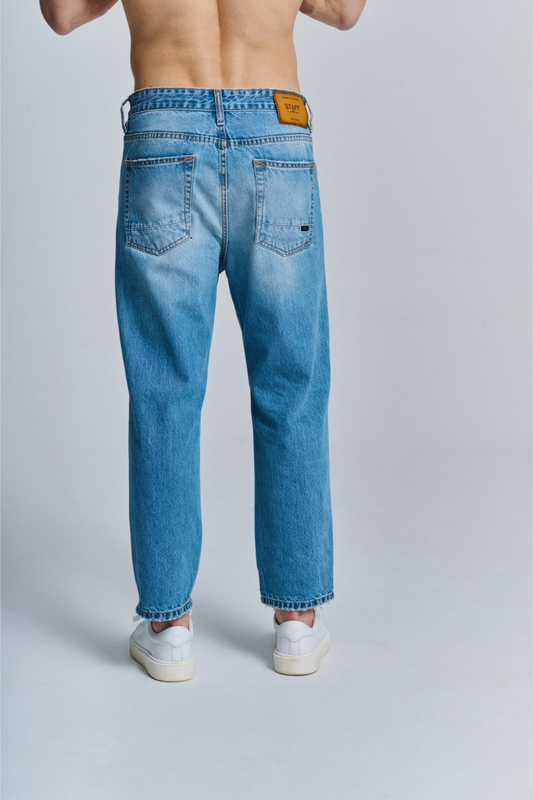 Frank denim trousers image number null