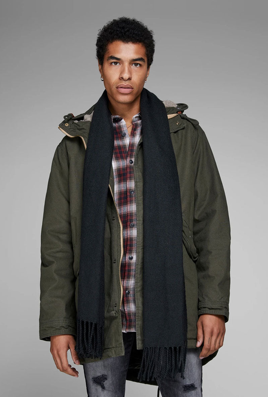 Jack and jones solid woven scarf image number null