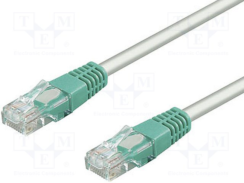 Cat 5e u/utp patch cord stranded cca pvc 1m, , medium image number null