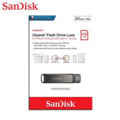 Sandisk USB 128GB for iPhone and USB-c devices