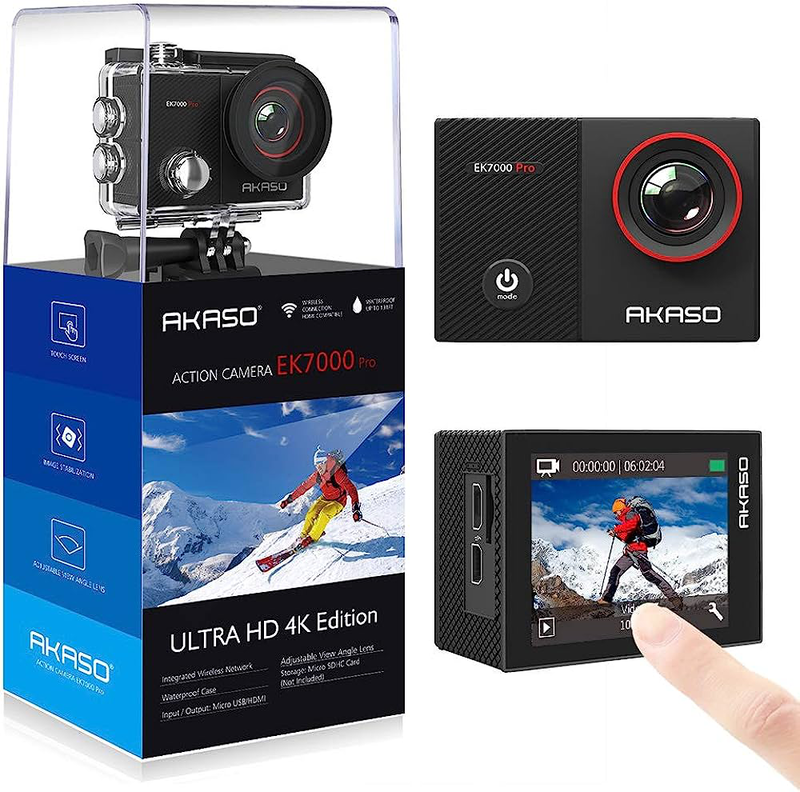 Akaso action camera 4k30fps 20mp ek7000 pro, , medium image number null