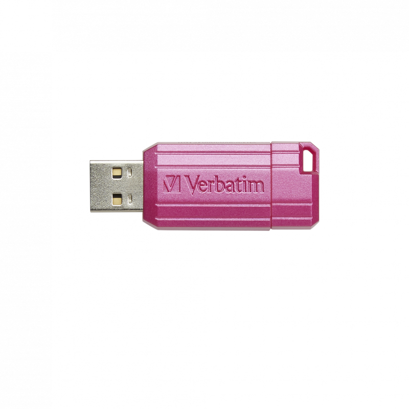 Verbatim USB 64GB pink pinstripe, , medium image number null