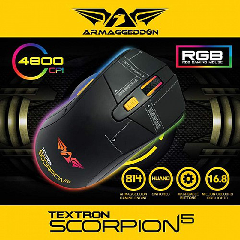 Armaggeddon scorpion 5 pro gaming mouse, , medium image number null