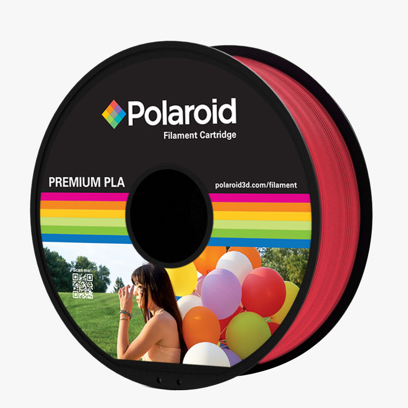 Pla - polaroid transparent glass watermelon red universal 1kg premium filament 1.75mm, , medium image number null