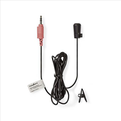 Hama-wired mini clip-on microphone