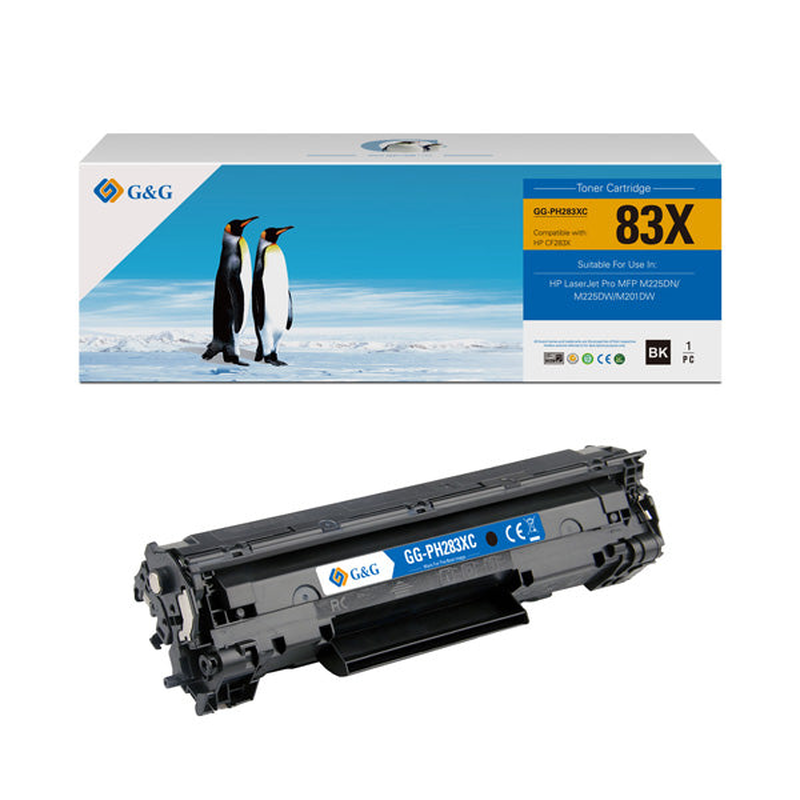 G&g replacement toner cartridges for hp cf283x, , medium image number null