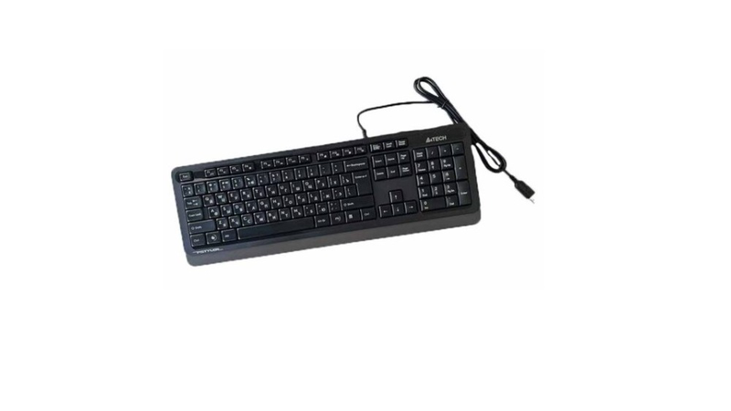 Fk10 russian fstyler sleek multimedia keyboard USB black a4 tech, , medium image number null