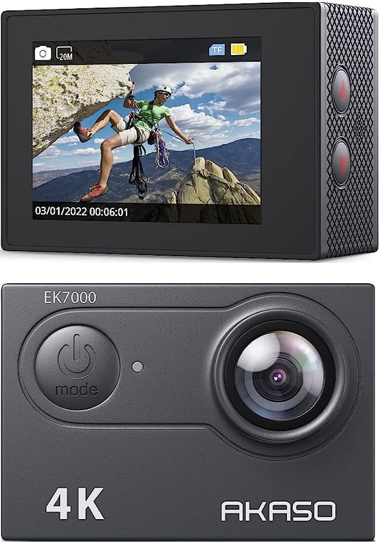 Akaso action camera 4k30fps 20mp ek 7000, , medium image number null