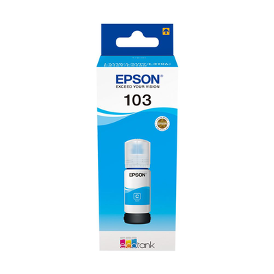 Epson ecotank 103 ink bottle 65ml cyan