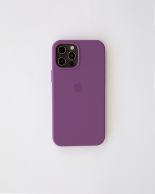 I-phone silicone case violet 15 pro max